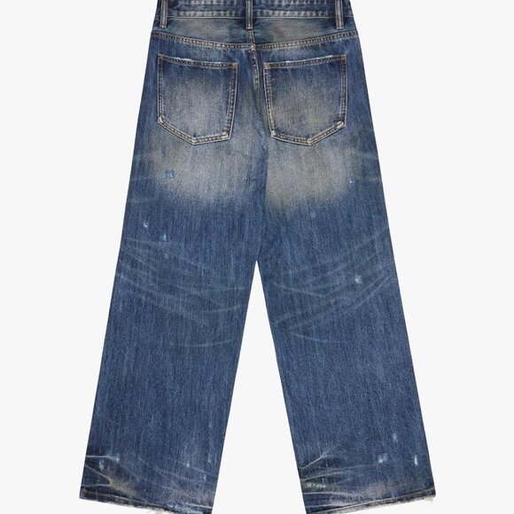 SILNT CHPTRS "Lab" Dark Vintage Ripped Jeans Sz 30 Streetwear Gift Ideas - Picture 3 of 4